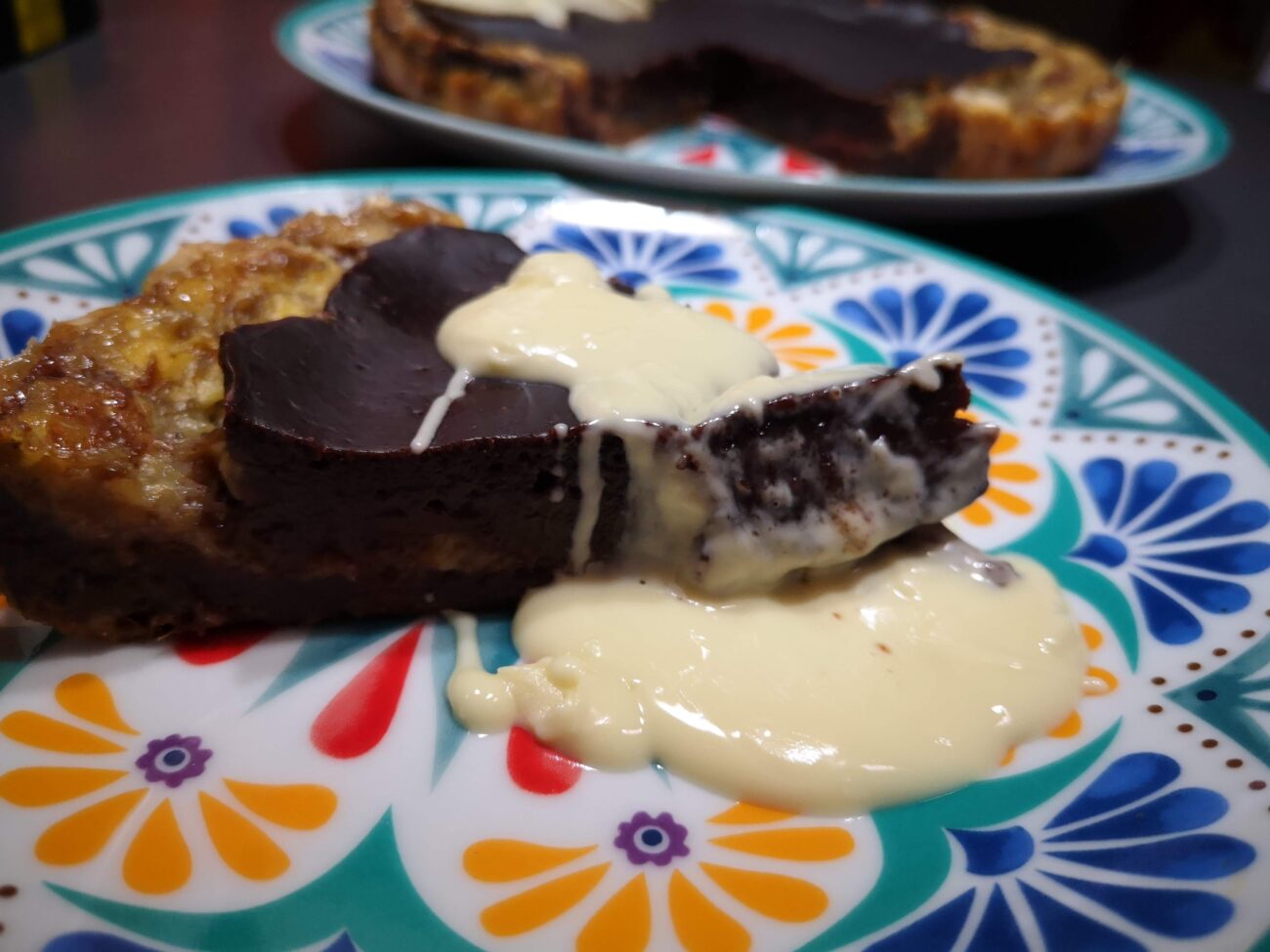 Sfoglia con crema al cioccolato e banana