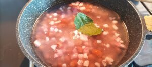 Tubetti con fagioli e pancetta