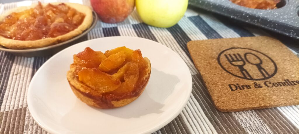 Tartine di mele al caramello