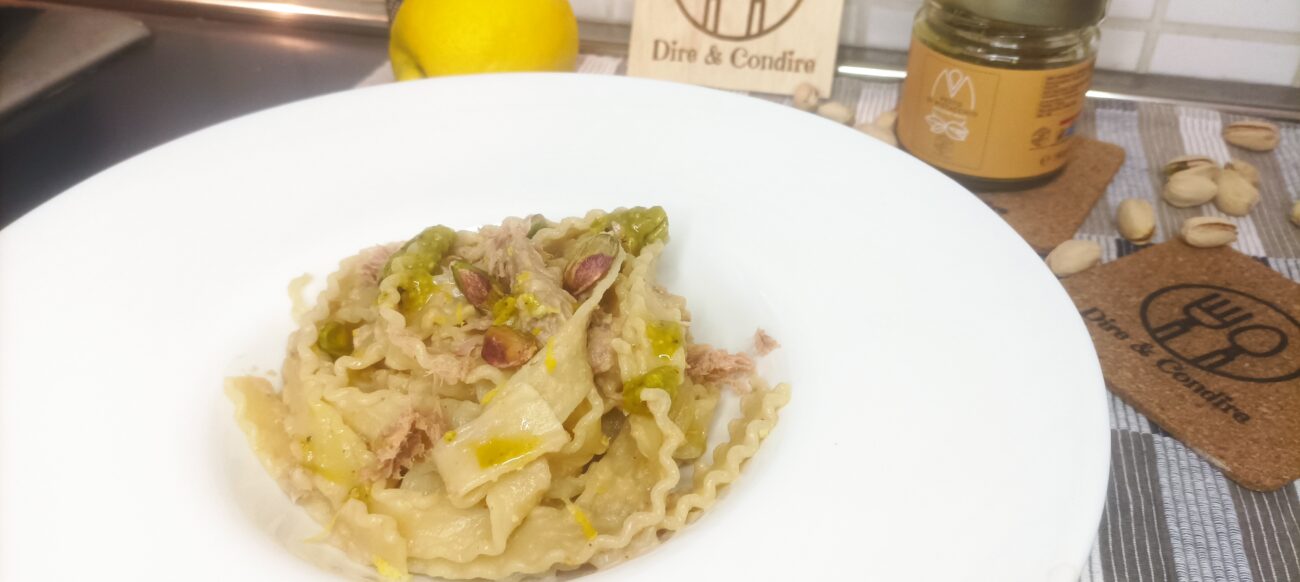 Margherite tonno pistacchio e limone