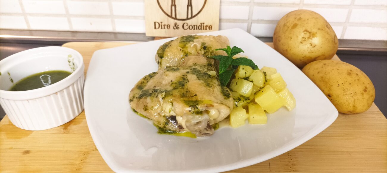 Pollo e patate alla menta