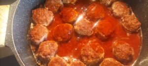 Polpette in salsa teriyaki 